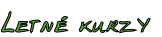Letné kurzy
