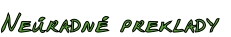 Neúradné preklady
